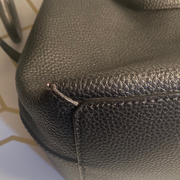 Genuine Kate Spade NYC Gwen Pershing Black Pebbled Crossbody Satchel - Picture 13 of 17